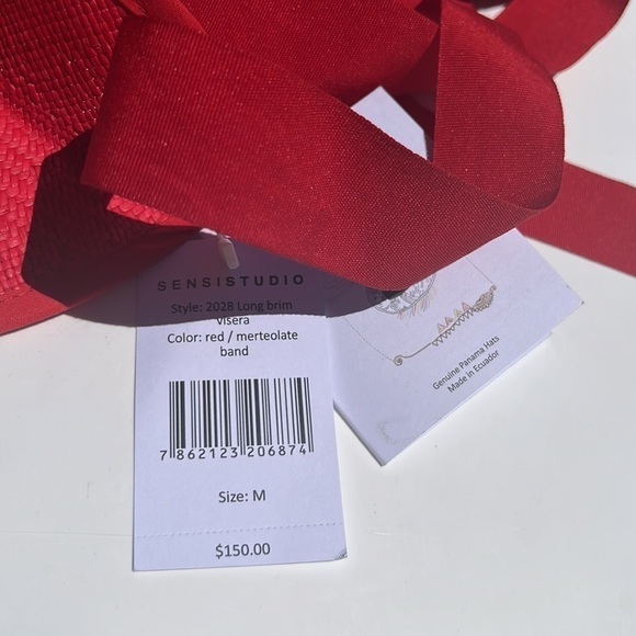 Sensi Studio Long Brim Visor! (NWT) main image 4